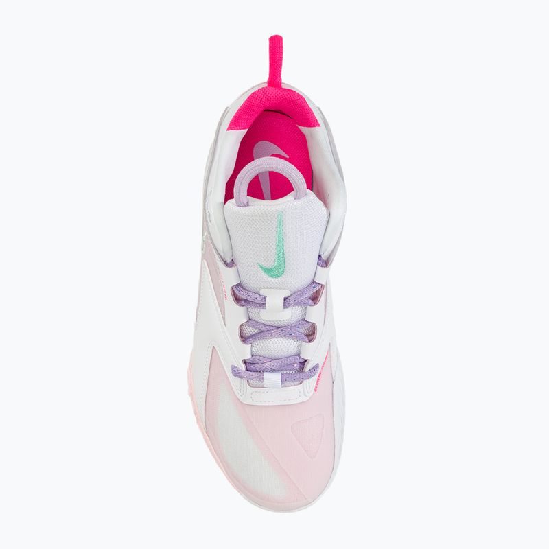 Обувки за волейбол Nike Zoom Hyperace 3 SE бял/ярко розов/ментова пяна/виолетов мъгла/розова пяна 5