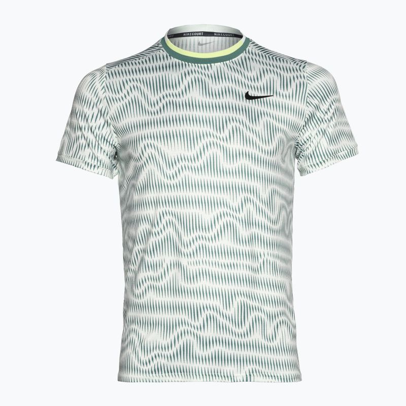 Мъжка фланелка за тенис Nike Court Dri-Fit Advantage 2 barely green/bicoastal/black