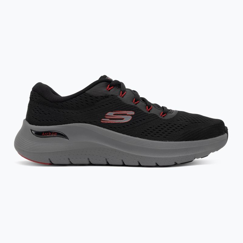 Мъжки обувки SKECHERS Arch Fit 2.0 black/red 2