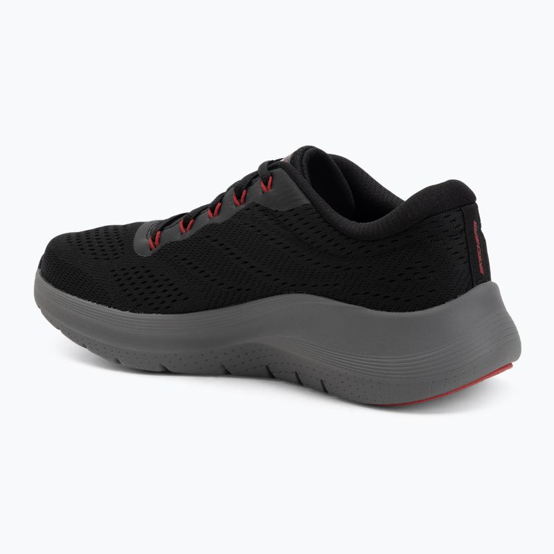 Мъжки обувки SKECHERS Arch Fit 2.0 black/red 3
