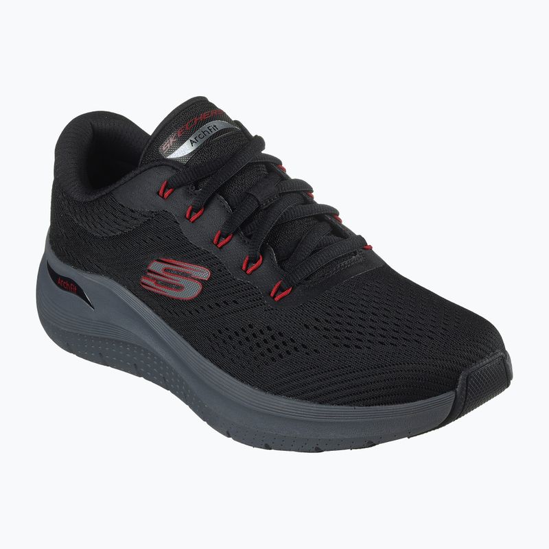 Мъжки обувки SKECHERS Arch Fit 2.0 black/red 8