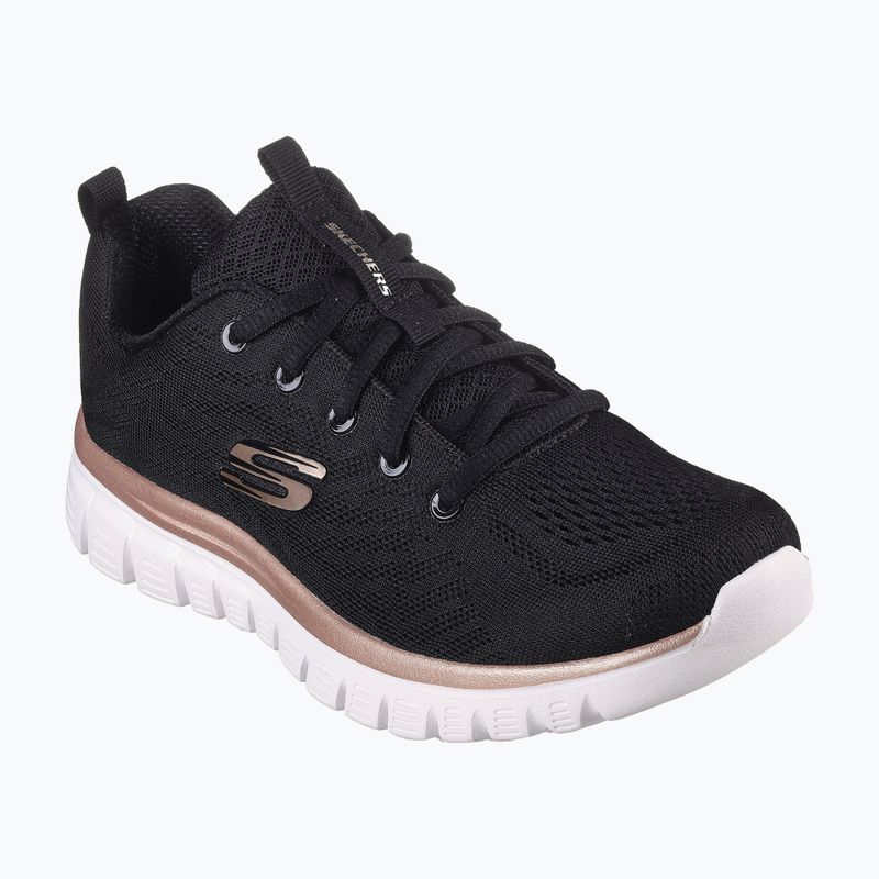 Дамски обувки SKECHERS Graceful Get Connected black/gold 8