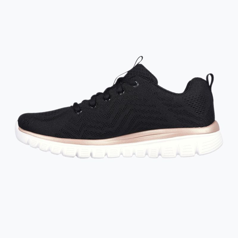 Дамски обувки SKECHERS Graceful Get Connected black/gold 10