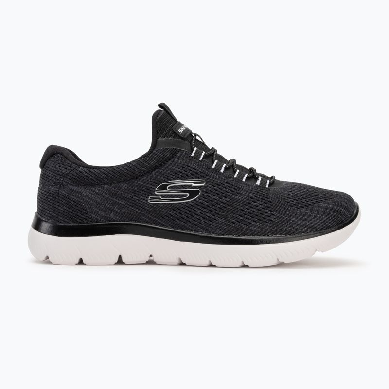 Дамски обувки SKECHERS Summits Fun Flare black/white 2