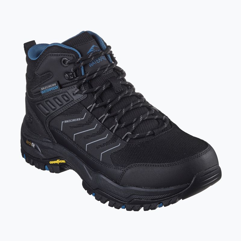 SKECHERS Arch Fit Dawson Raveno черни мъжки обувки за трекинг 7