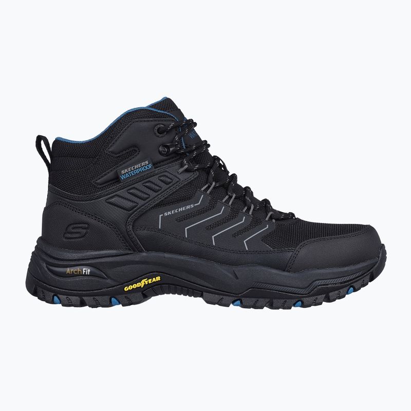 SKECHERS Arch Fit Dawson Raveno черни мъжки обувки за трекинг 8