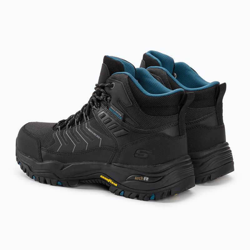 SKECHERS Arch Fit Dawson Raveno черни мъжки обувки за трекинг 3