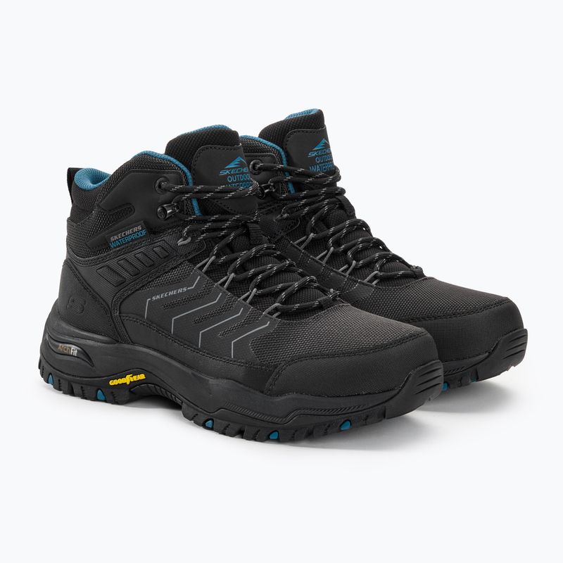 SKECHERS Arch Fit Dawson Raveno черни мъжки обувки за трекинг 4