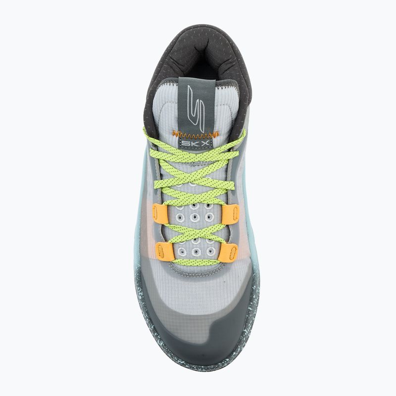 Мъжки баскетболни обувки SKECHERS SKX Resagrip gray/yellow 5
