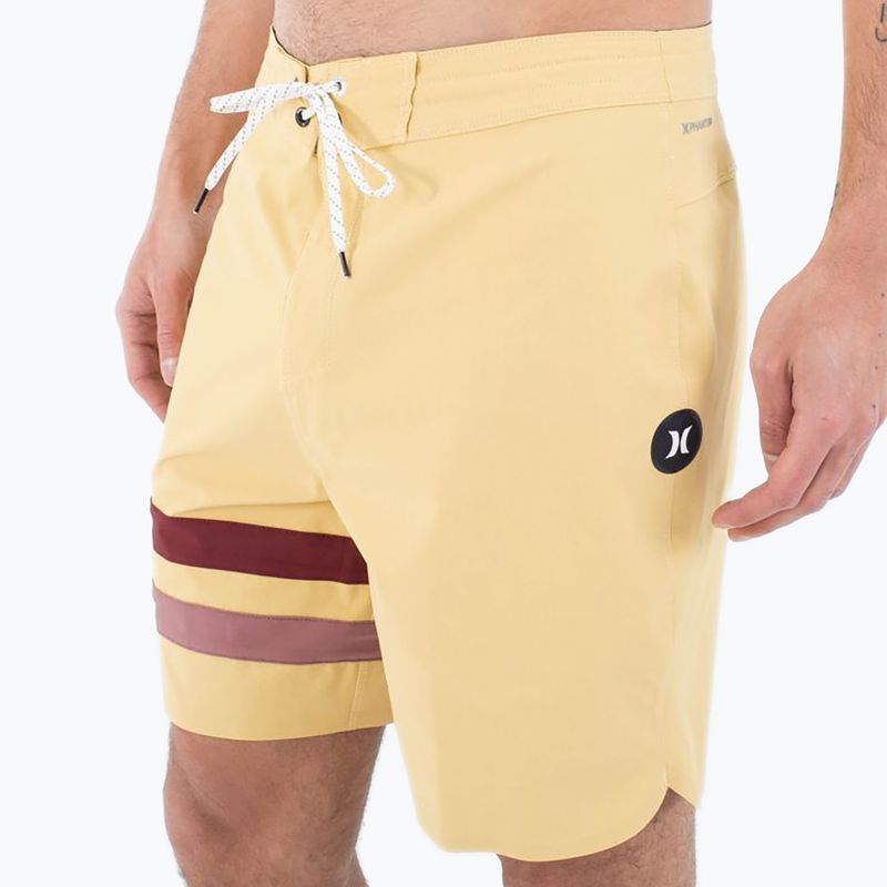 Мъжки къси панталони Hurley Phantom Block Party Renegade 18" dusty cheaddar 4