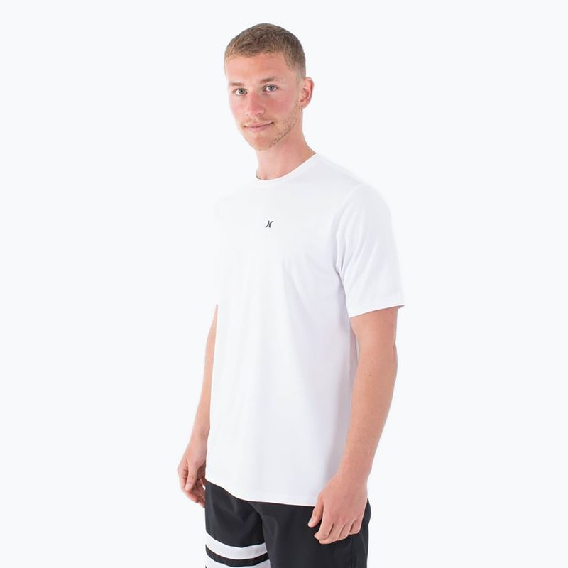 Мъжка тениска Hurley Everyday Hybrid Upf white 3 4