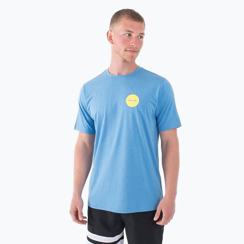 Мъжка тениска Hurley Everyday Hybrid Upf kingdom blue heather
