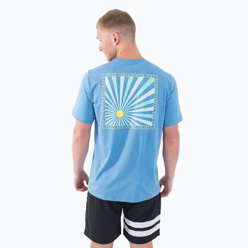 Мъжка тениска Hurley Everyday Hybrid Upf kingdom blue heather 4