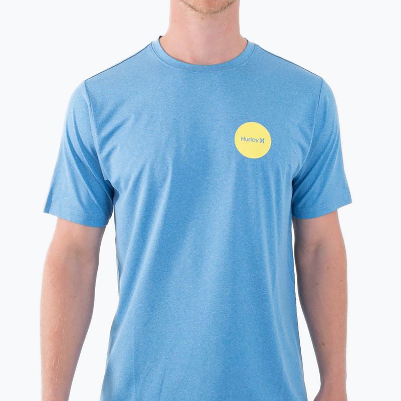 Мъжка тениска Hurley Everyday Hybrid Upf kingdom blue heather 5