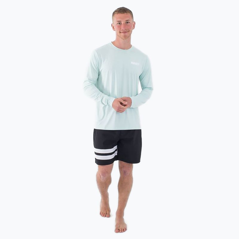 Мъжки Hurley Everyday Hybrid Upf кафяв келп с дълъг ръкав 2