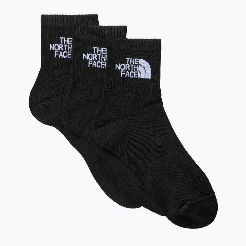 Чорапи за трекинг The North Face Multi Sport Cush Quarter Sock 3 чифта black