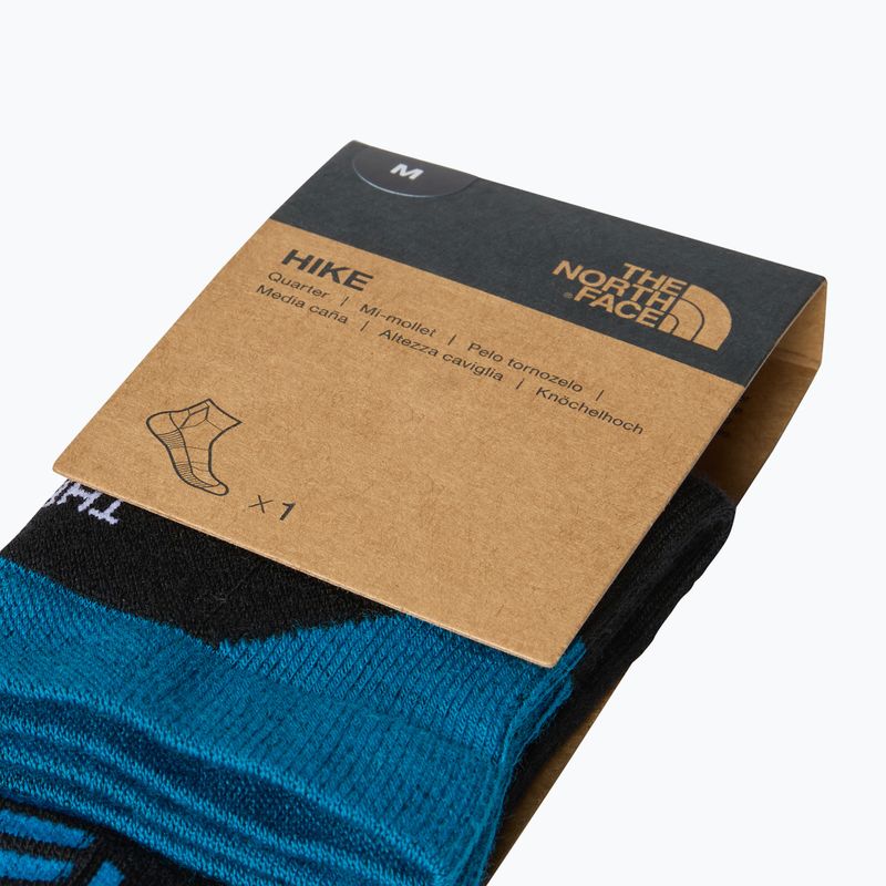 Чорапи за трекинг The North Face Hiking Quarter Sock black/adriatic blue 4