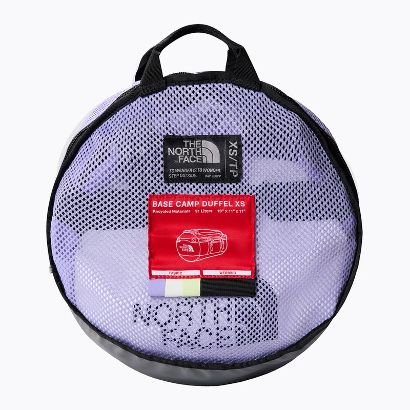 Пътна чанта The North Face Base Camp Duffel XS 31 l high purple/astro lime 2