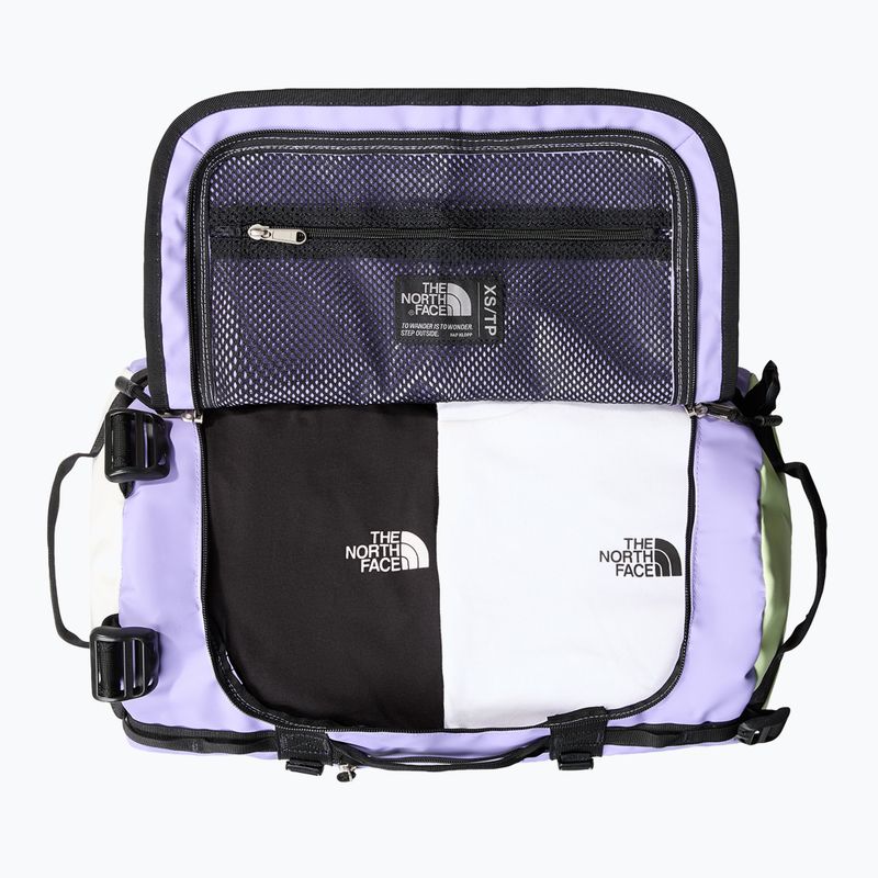 Пътна чанта The North Face Base Camp Duffel XS 31 l high purple/astro lime 4