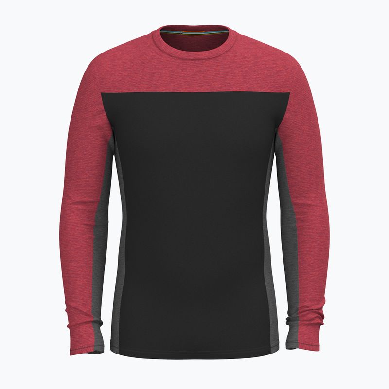 Мъжка термоактивна блуза Smartwool Classic Thermal Merino Base Layer Colorblock Crew Boxed 3