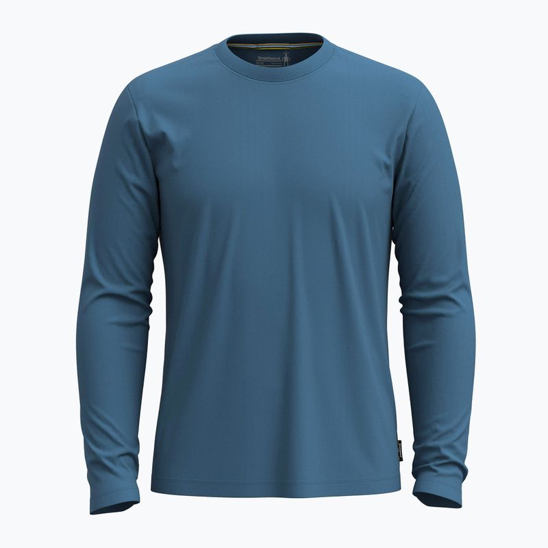 Мъжка блуза с дълъг ръкав за трекинг Smartwool Perfect Crew twilight blue 3