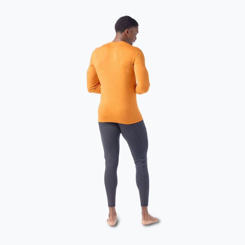 Мъжки термален ръкав с дълъг ръкав Smartwool Merino 250 Baselayer Crew Boxed marmalade heather 2