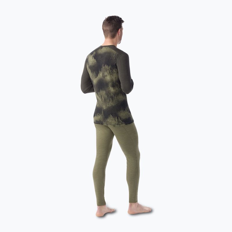 Мъжка термоактивна блуза Smartwool Merino 250 Baselayer Crew Boxed north woods foggy pines 2