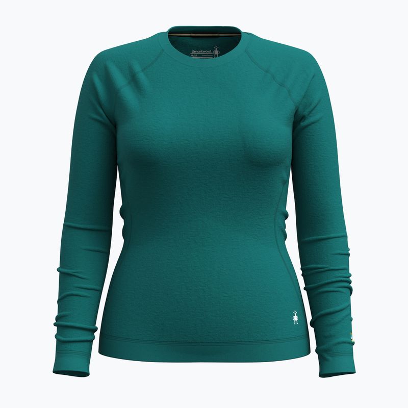 Дамска термо блуза с дълъг ръкав Smartwool Merino 250 Baselayer Crew Boxed emerald green  3