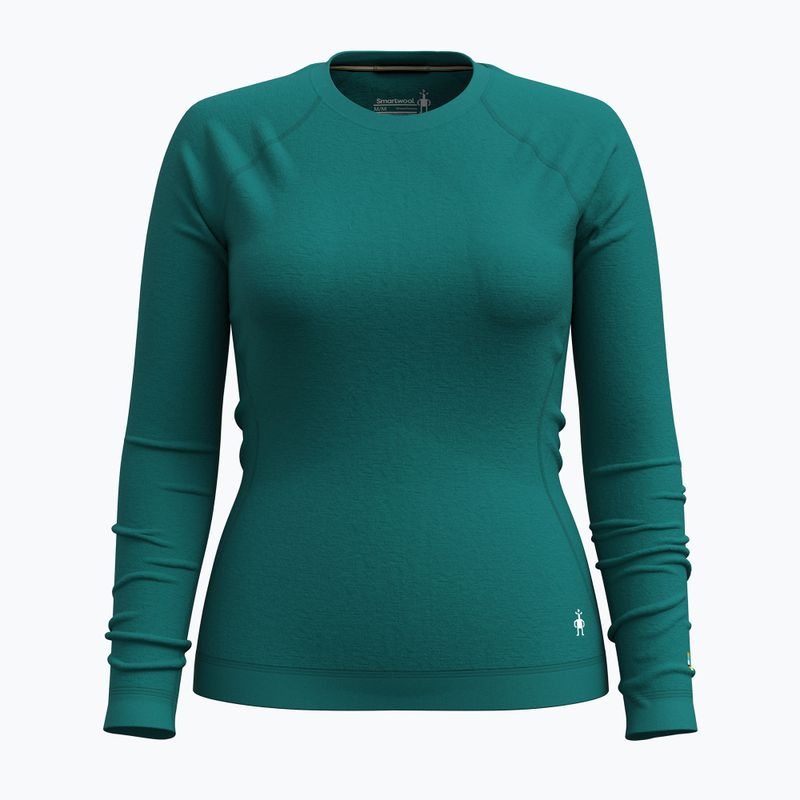 Дамска термоактивна блуза Smartwool Merino 250 Baselayer Crew Boxed emerald green 3