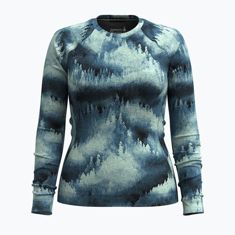 Дамска термо блуза с дълъг ръкав Smartwool Merino 250 Baselayer Crew Boxed twilight foggy pines 3