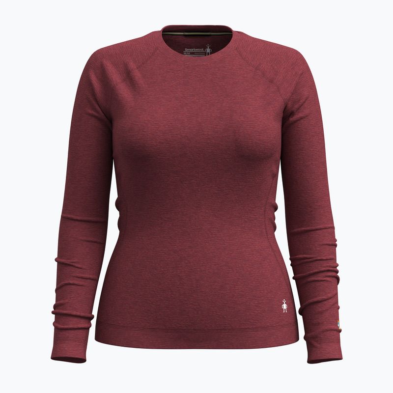 Дамска термо блуза с дълъг ръкав Smartwool Thermal Merino 250 Baselayer Crew Boxed currant heather  3