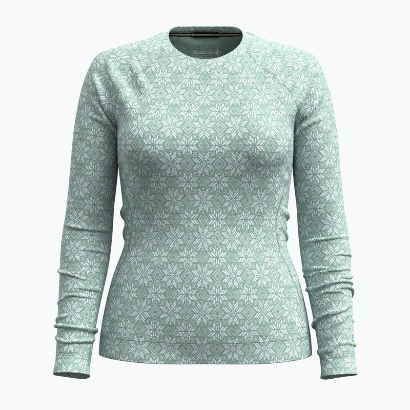 Дамска термо блуза с дълъг ръкав Smartwool Classic Thermal Merino Base Layer Crew Boxed arctic green 3