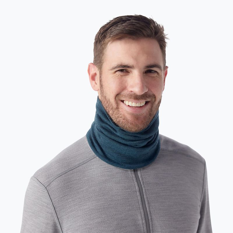 Шал комин Smartwool Thermal Merino Rebersible twilight blue heather