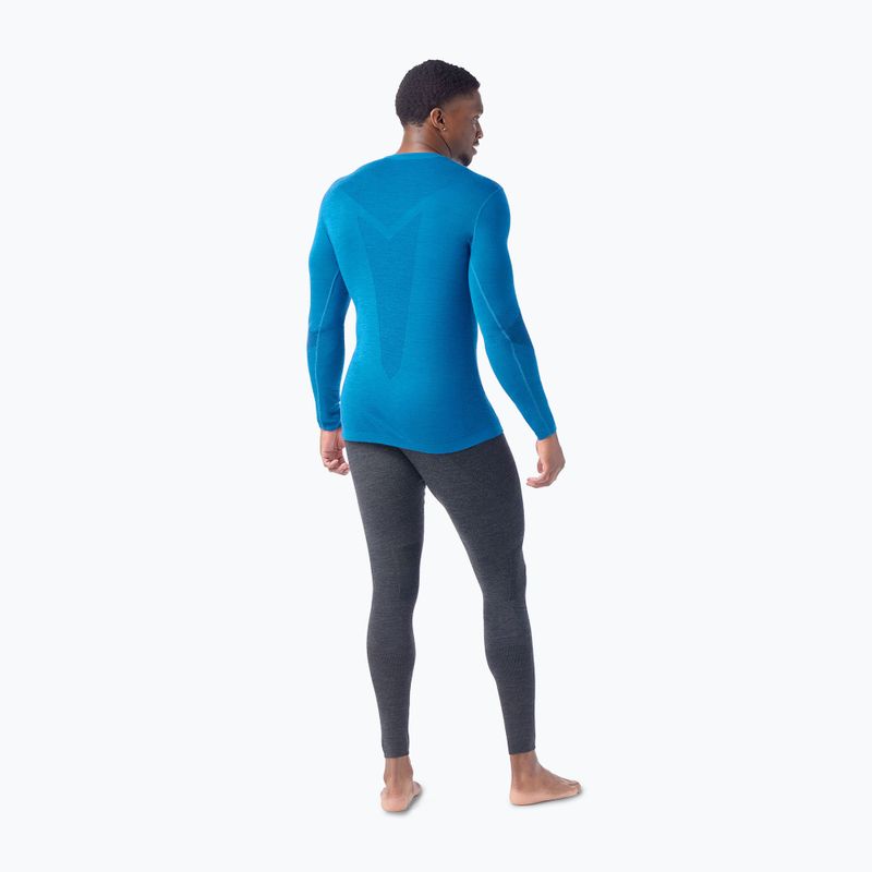 Мъжка термоактивна блуза Smartwool Intraknit Thermal Merino Base Layer Crew nival blue/navy 2