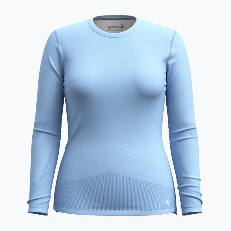 Дамска термоактивна блуза Smartwool Intraknit Thermal Merino Baselayer Crew serene blue/white 3
