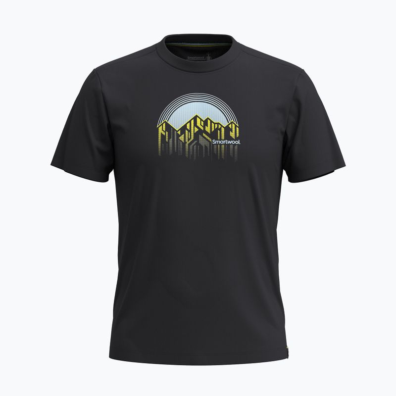Мъжка тениска Smartwool Dusk to Dawn Graphic Short Sleeve black