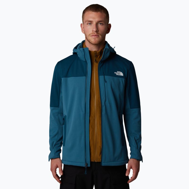 Мъжко софтшел яке The North Face Diablo Softshell Detachable Hood midnight petrol/mallard 4