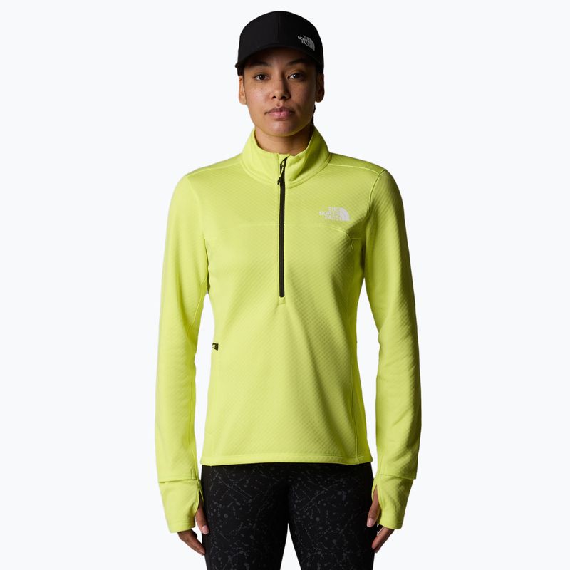 Дамски суитшърт за бягане  The North Face Winter Warm Pro 1/4 Zip firefly yellow