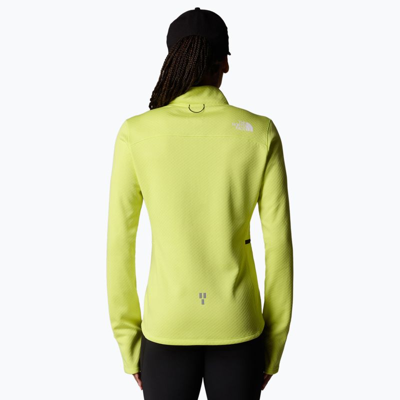 Дамски суитшърт за бягане  The North Face Winter Warm Pro 1/4 Zip firefly yellow 3