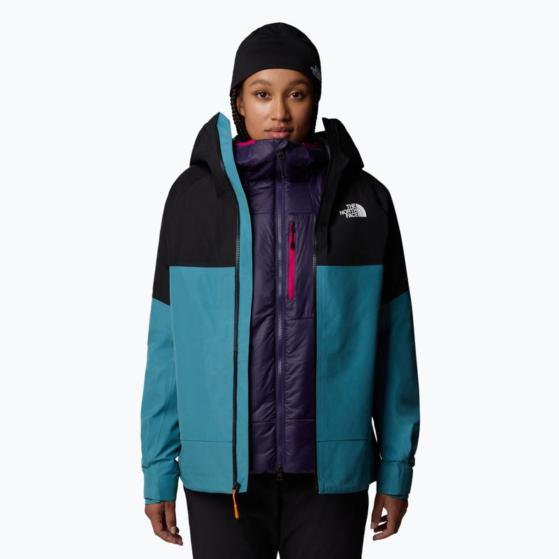 Дамско яке за дъжд The North Face Jazzi 3L Gtx blue algae blue / black 4