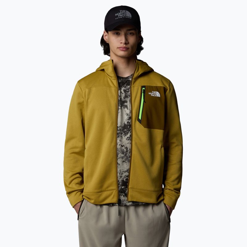 Мъжки суитшърт The North Face Mountain Athletics Full Zip Fleece amber green/ moss green 4