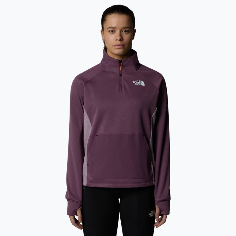 Дамски суитшърт The North Face Mountain Athletics Fleece 1/4 Zip midnight mauve/ purple chalk