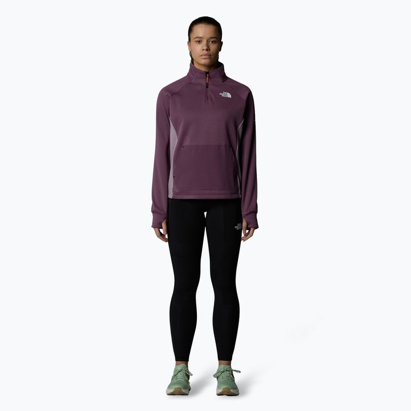 Дамски суитшърт The North Face Mountain Athletics Fleece 1/4 Zip midnight mauve/ purple chalk 2