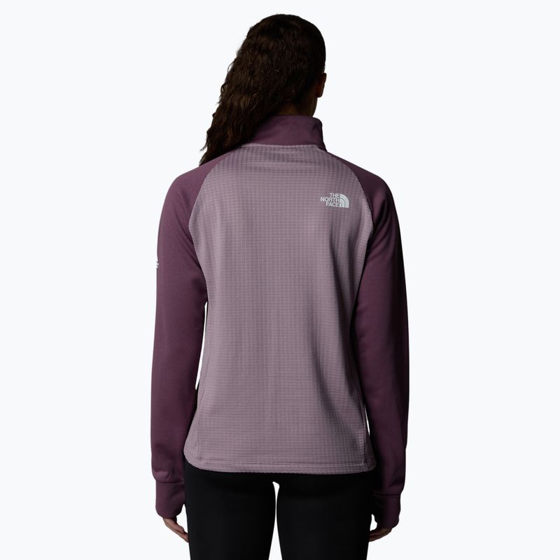 Дамски суитшърт The North Face Mountain Athletics Fleece 1/4 Zip midnight mauve/ purple chalk 3