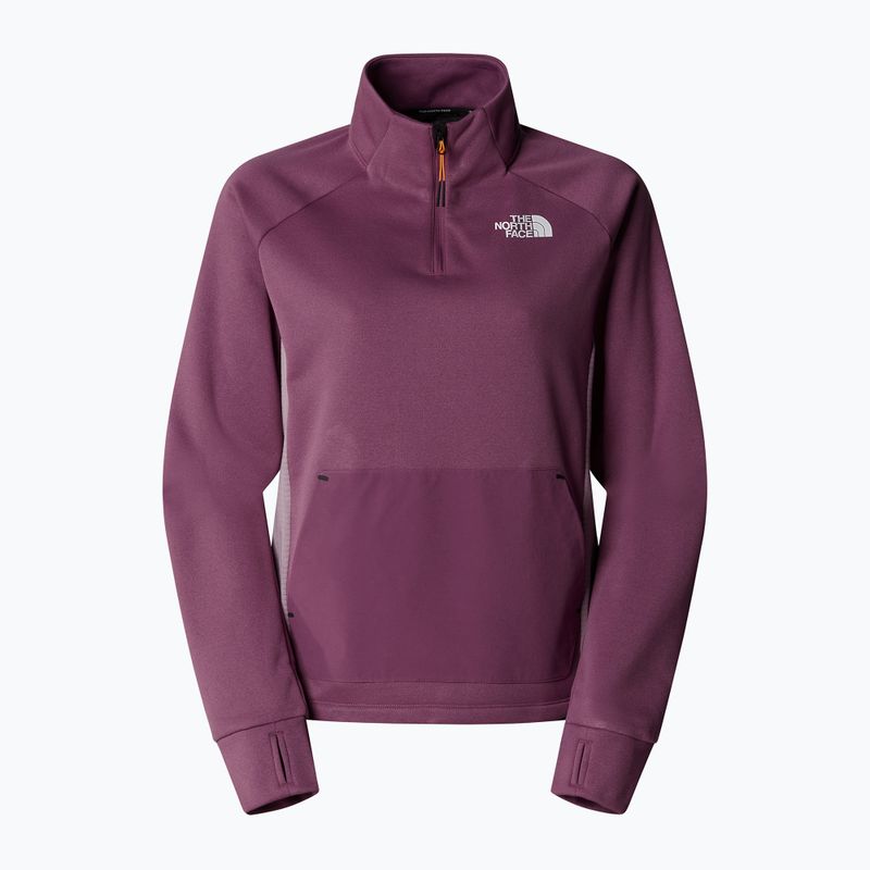 Дамски суитшърт The North Face Mountain Athletics Fleece 1/4 Zip midnight mauve/ purple chalk 4