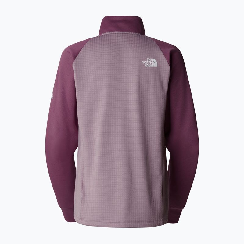 Дамски суитшърт The North Face Mountain Athletics Fleece 1/4 Zip midnight mauve/ purple chalk 5