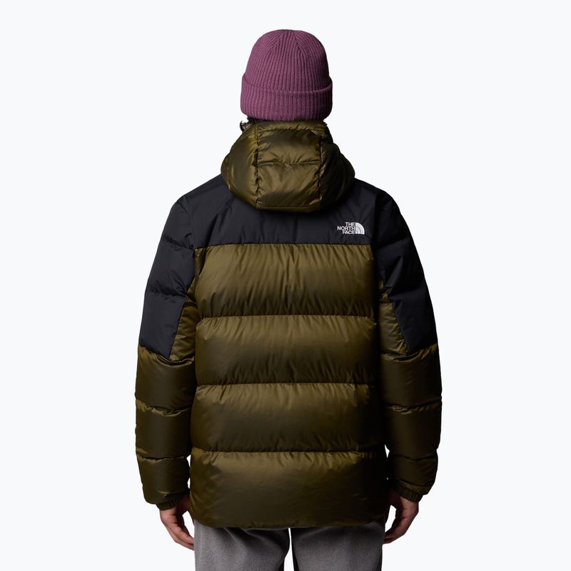 Мъжко пухено яке The North Face Diablo Down 2.0 Hoodie moss green/black heathe 2