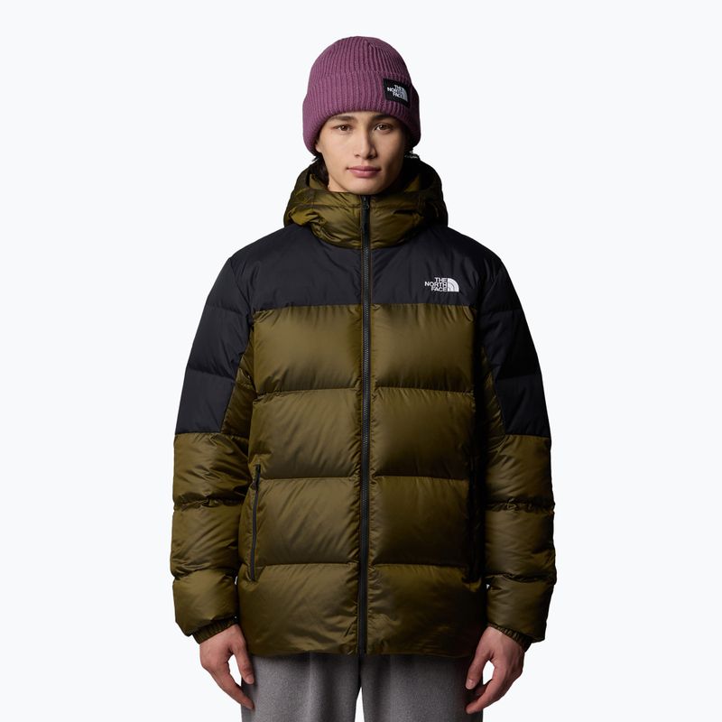 Мъжко пухено яке The North Face Diablo Down 2.0 Hoodie moss green/black heathe 3