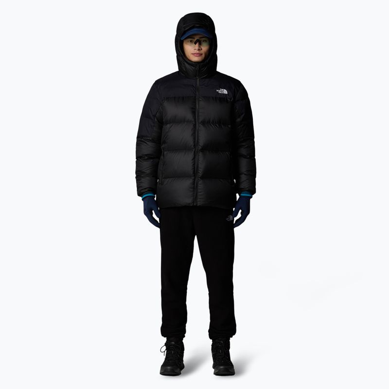 Мъжко пухено яке The North Face Diablo Down 2.0 Hoodie black heather/blk 2