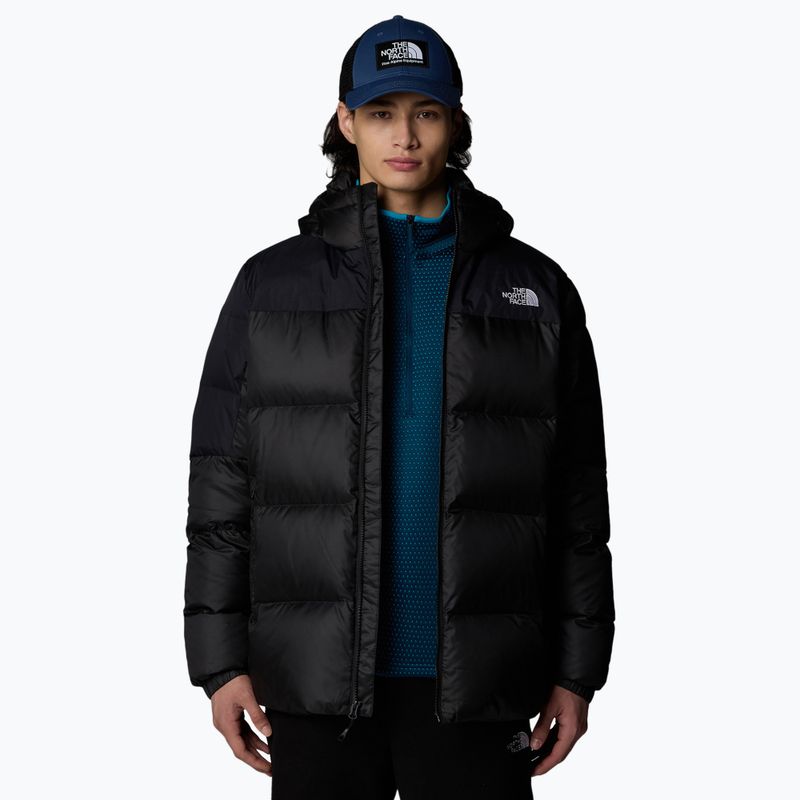 Мъжко пухено яке The North Face Diablo Down 2.0 Hoodie black heather/blk 4